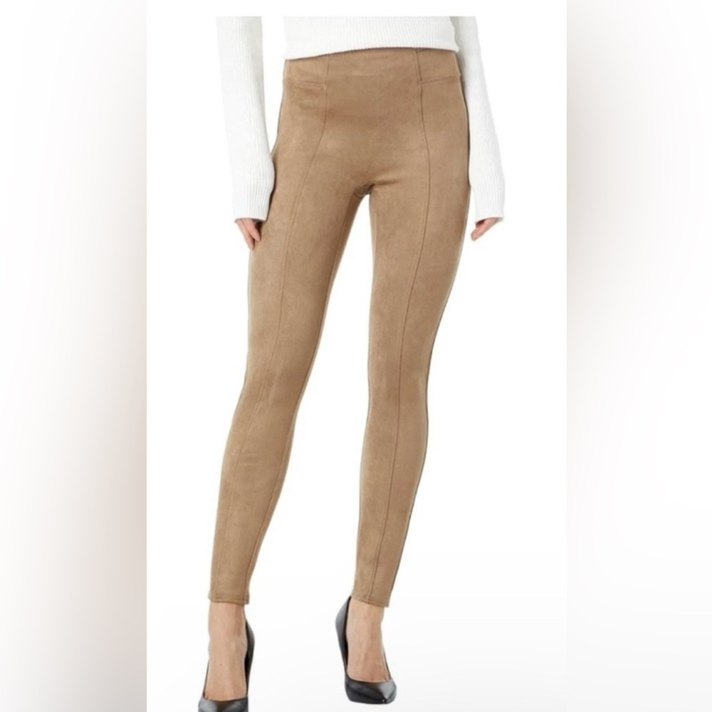 NWOT SPANX faux suede leggings